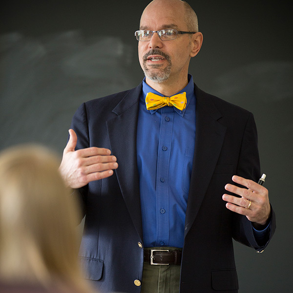 professor Jim Tuten teaches class